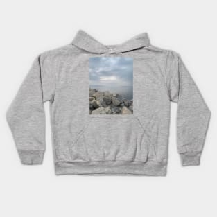 Boulders at the Lake Kids Hoodie